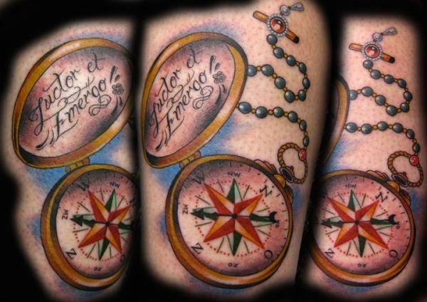 100 de modele de tatuaje de compas Awesome