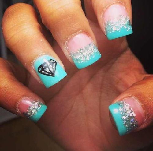 Diamond nails Design