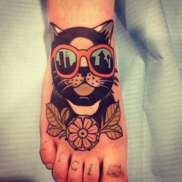 100 + Exemple de Tattoo Cute Cat