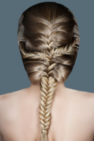 Mic de statura fishtail hairdo for girls