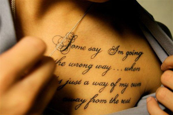 101 Inspirational Tattoo Quotes to Inspire You, Guaranteed