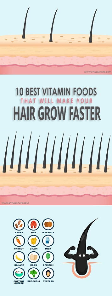 vitamin foods for hair growth