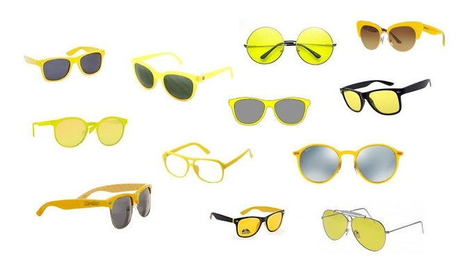 Classic Styles of Yellow Sunglasses for Men and Women