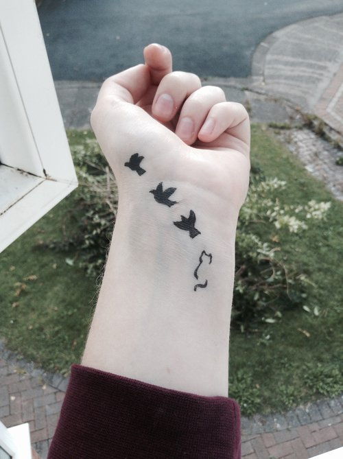 Wrist tattoo