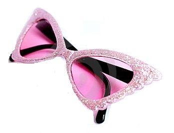 Drăguţ Butterfly Shape Funky Plastic Sunglasses -02