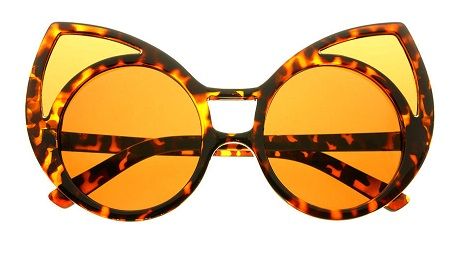 înfricoșat Oversized Cat Eye Sunglasses for Women