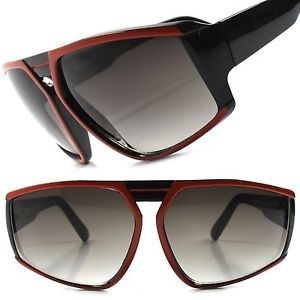 Negru and Red Frame Funky Sunglasses for Men