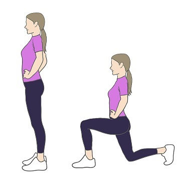 Lunges exercises for hips