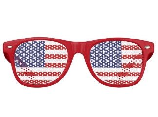Patriotic Red Sunglasses