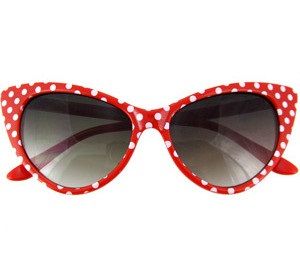 Retro Style old Red Sunglass