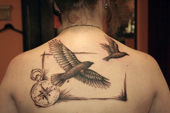 110 gražių paukščių tatuiruotės dizaino