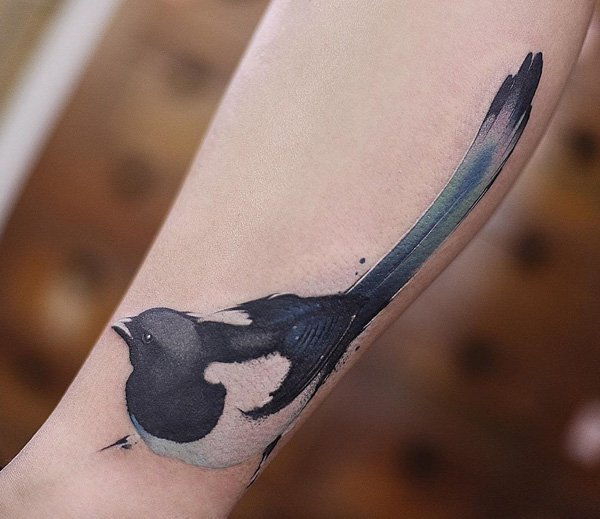Stil chinezesc-acuarelă-pasăre-tatuaj-105