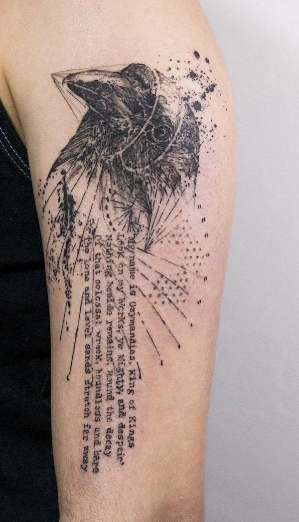 iliustracijų stilius-paukščių tatuiruotė-75
