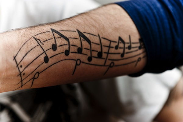 115 Music Notes Tattoos for the Music Lovers