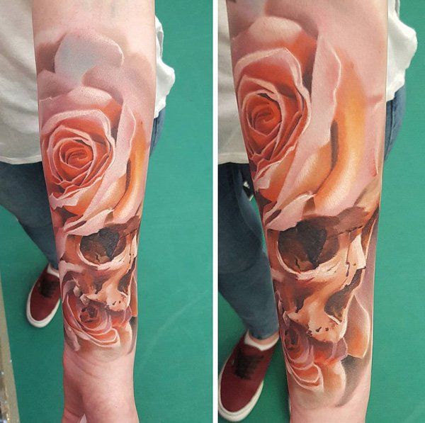 rose-with-skull-sleeve-tattoo-73