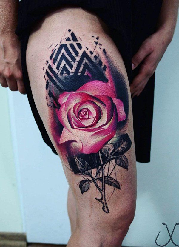 pink-rose-thigh-tattoo-98