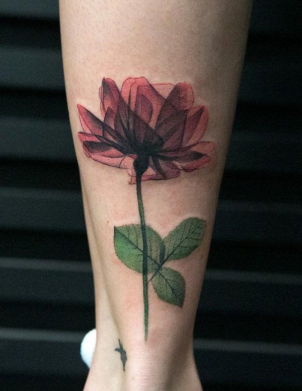 rose-calf-tattoo-for-girl-107