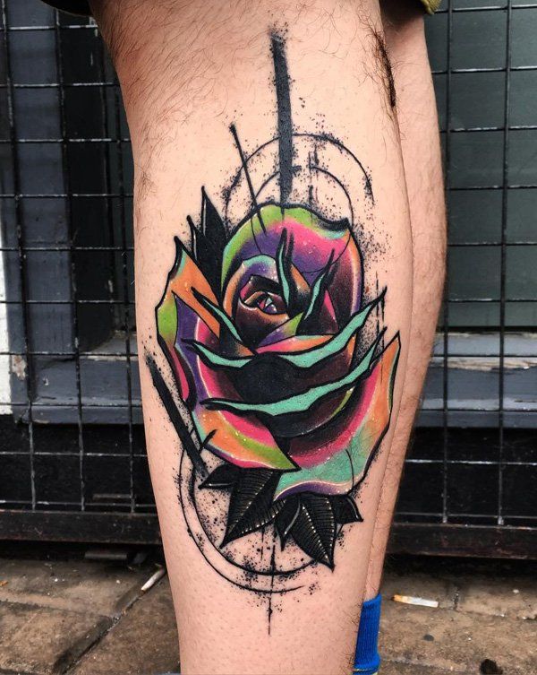 rose-leg-tattoo-for-men-82