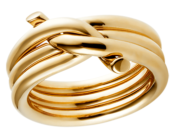 Angažiranje Rings Made of Gold without Stones