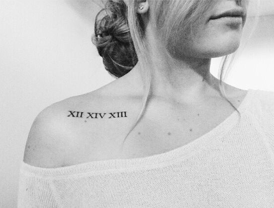 131 AWESOME Roman Numeral Tattoos Which Rock