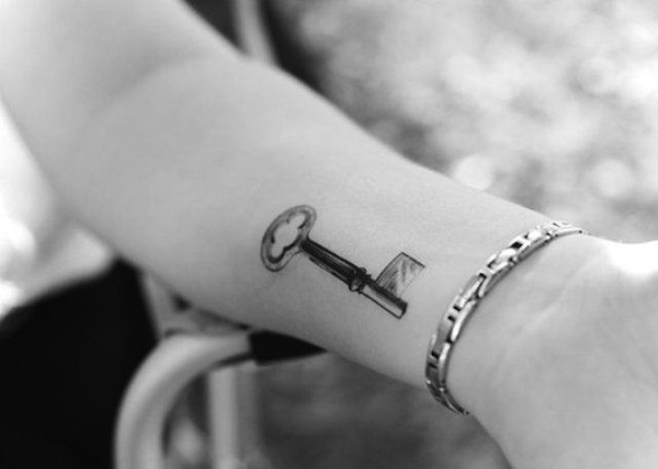 144 Ingenious Key Tattoos