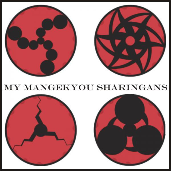 145 Exemple de Sharingans Mangekyou
