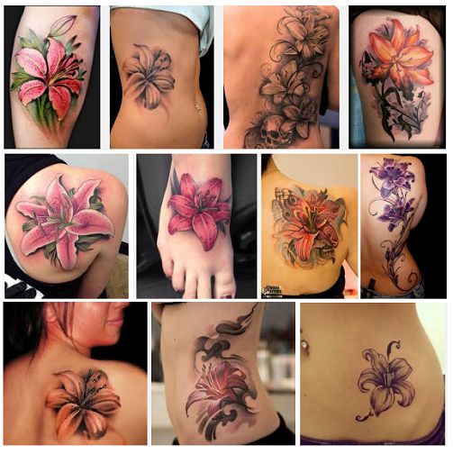 Elképesztő Lily Tattoo Designs with Pictures1