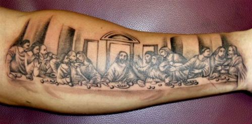 the-last-supper-christian-tattoo-design