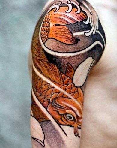Cel mai bun-koi-pește-tatuaj-designs14