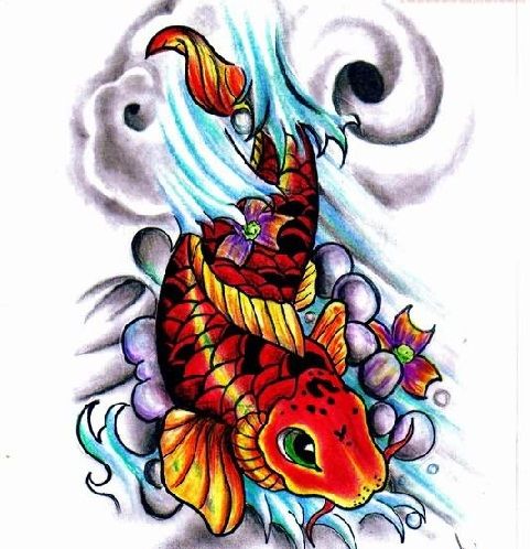 Cel mai bun-koi-pește-tatuaj-designs15