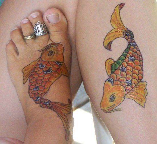 Koi fish tattoos 7