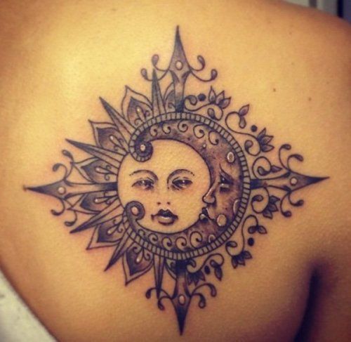 Oboljeno with the moon Tattoo
