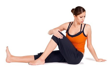 Yoga Poses For Glowing Skin-Twisted Seated Pose