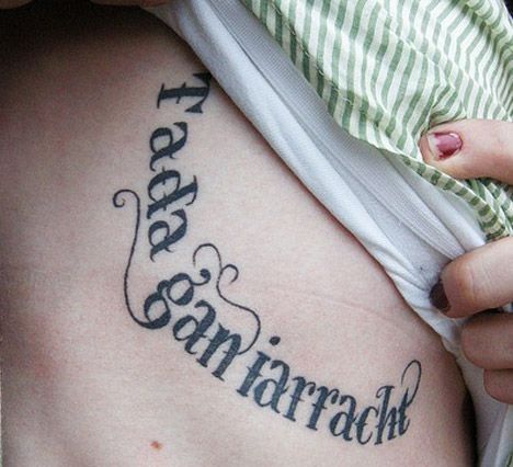 fada-gan-iarracht-irlandeză-tatuaj