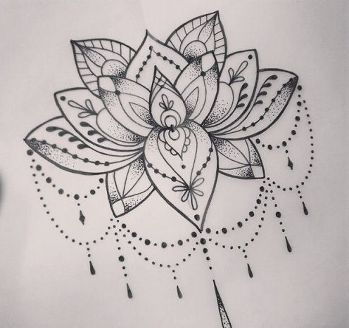 Lotus Mandala Tattoo Designs