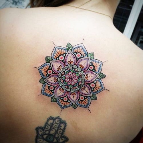 Színes Style of Mandala Tattoo Designs