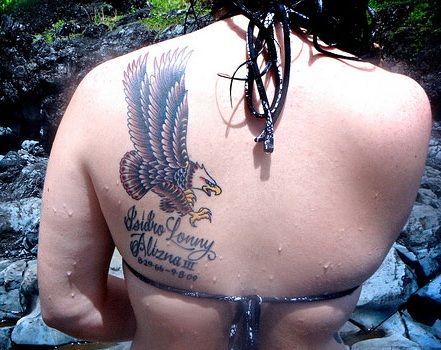 Heavenly Eagle birds tattoo