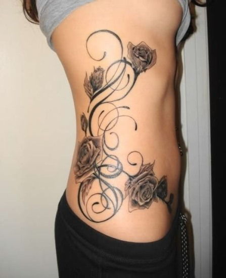 gotic rose tattoo