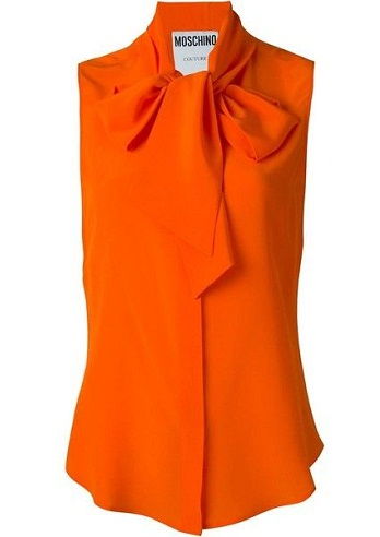 Sleeveless Orange Women´s Shirt