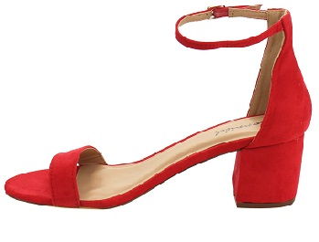 Hivatal Wear Ankle Heels Red Shoes