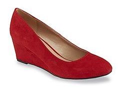Deep Red Wedges Shoe for Women