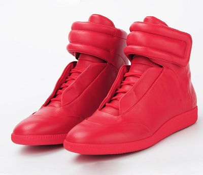 Trendy Casual Red Boots for Men
