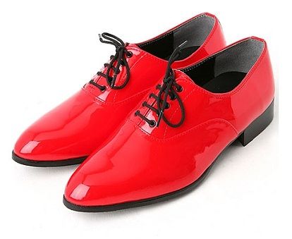 Oxford Red Men Shoes