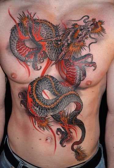 Kitajsko dragon tattoos