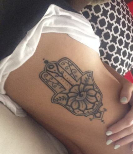 Hamsa mână-arabică-tatuaj-design