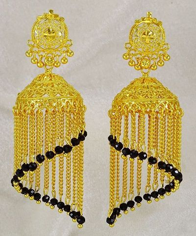 Ethnic Indian bridal earrings