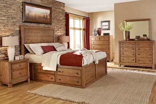 Rustika and Wooden Furnished Bedrooms