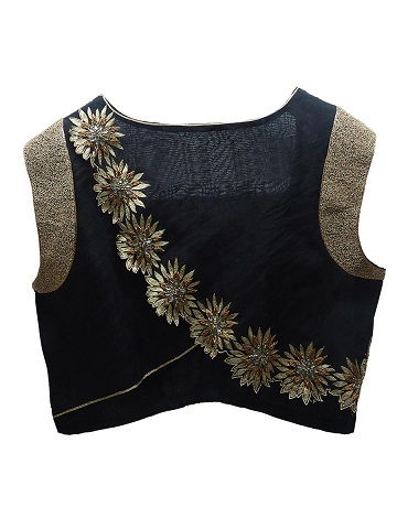 Fekete blouse designs8