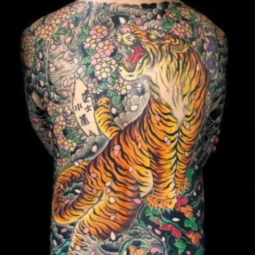 Tiger Full Body Tattoos