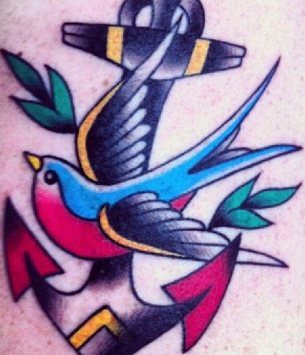 gyönyörű Swallow Tattoo Designs13